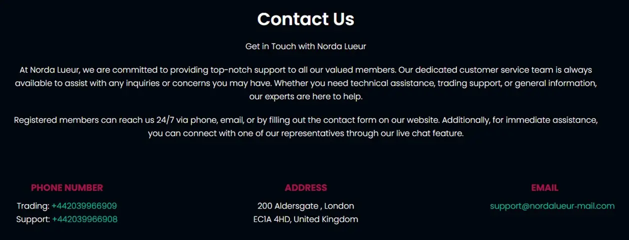 NordaLueur com Review Empowering the Future of Traders
