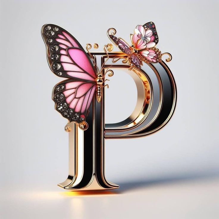 P name stylish black dp