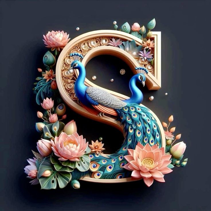 S name stylish black dp