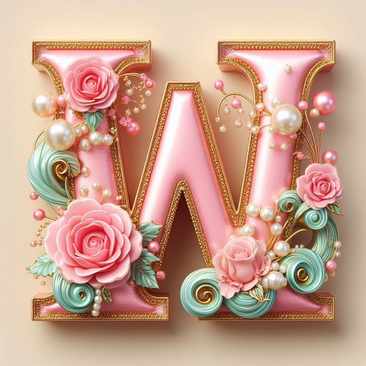 W name dp stylish girl