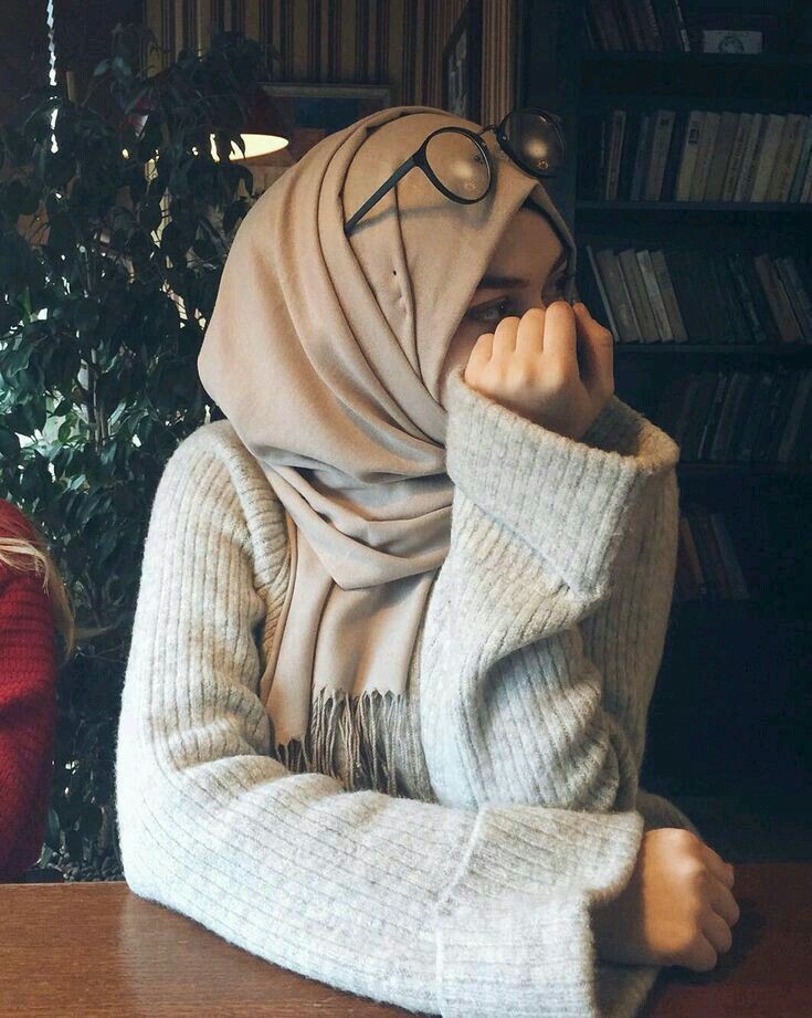aesthetic girl hijab dp