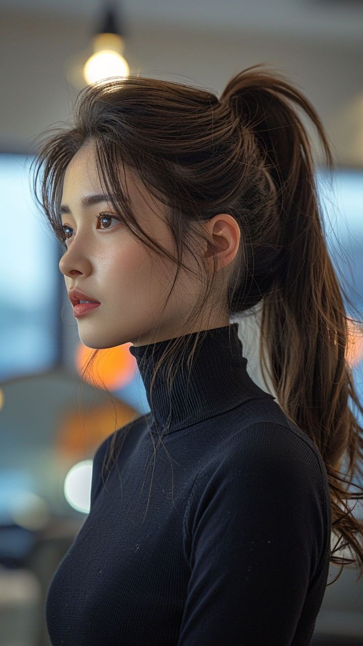 attitude korean girl dp