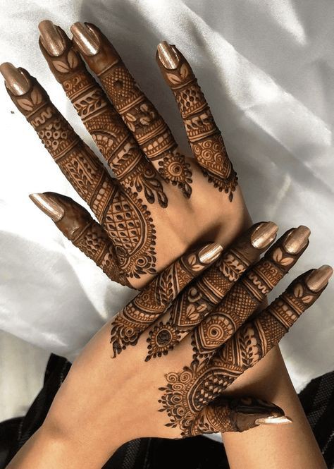 back hand mehndi design dubai
