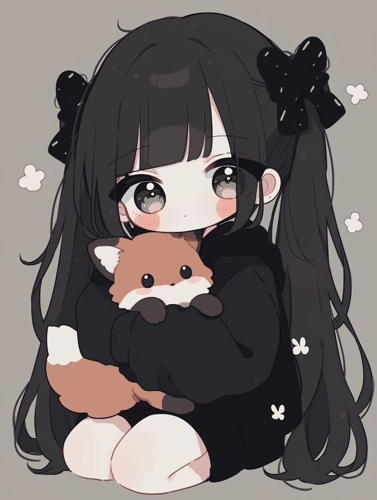 dark aesthetic anime pfp girl