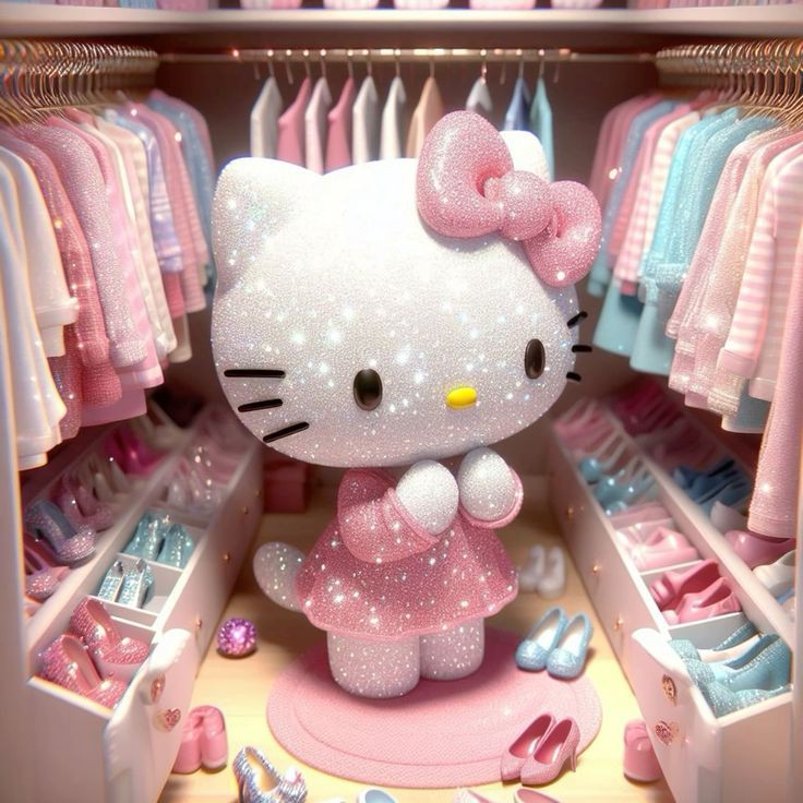 hello kitty pfp brown hair