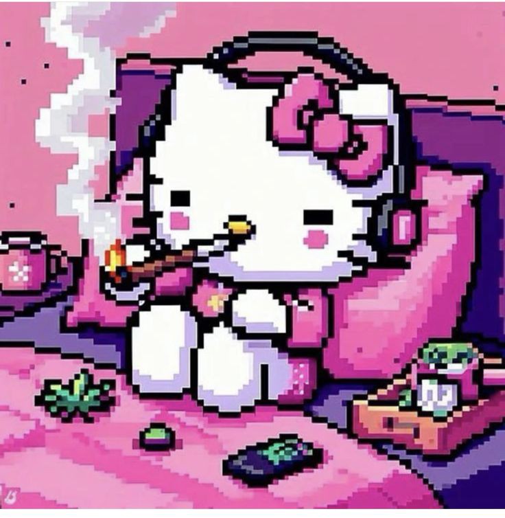 hello kitty pfp evil