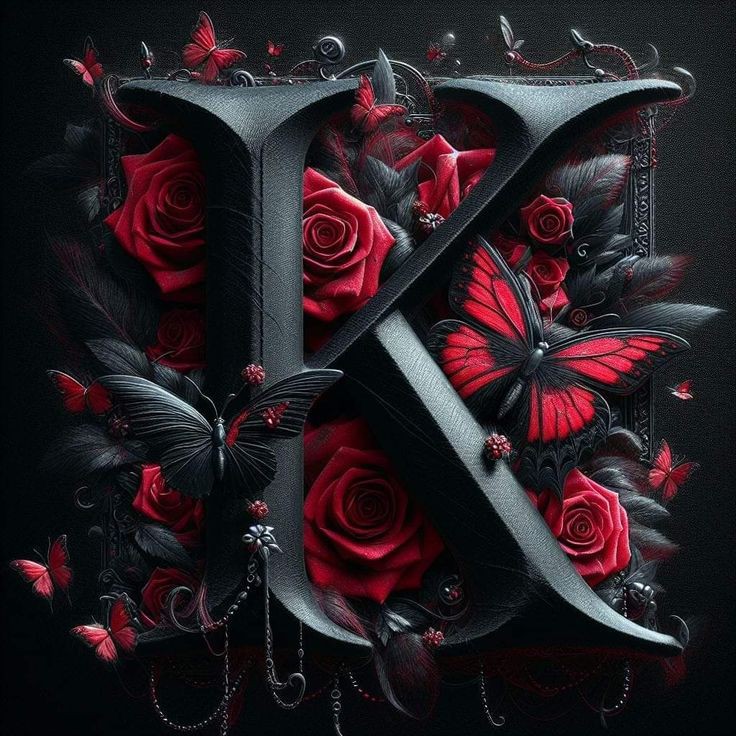 k name dp black background