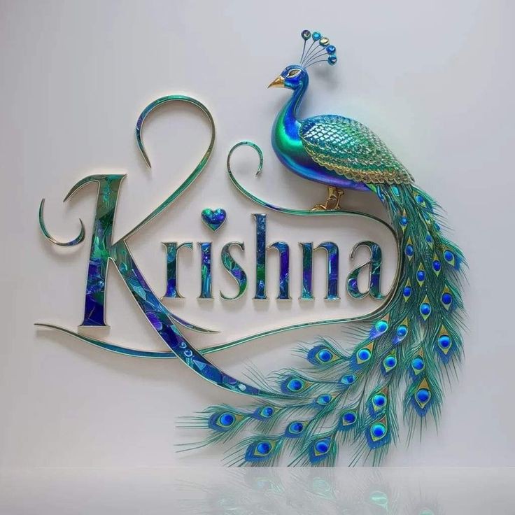 krishna stylish name photo krishna stylish name photo