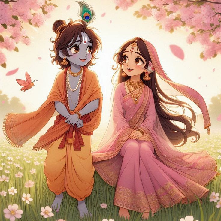 radha krishna dp aesthetic