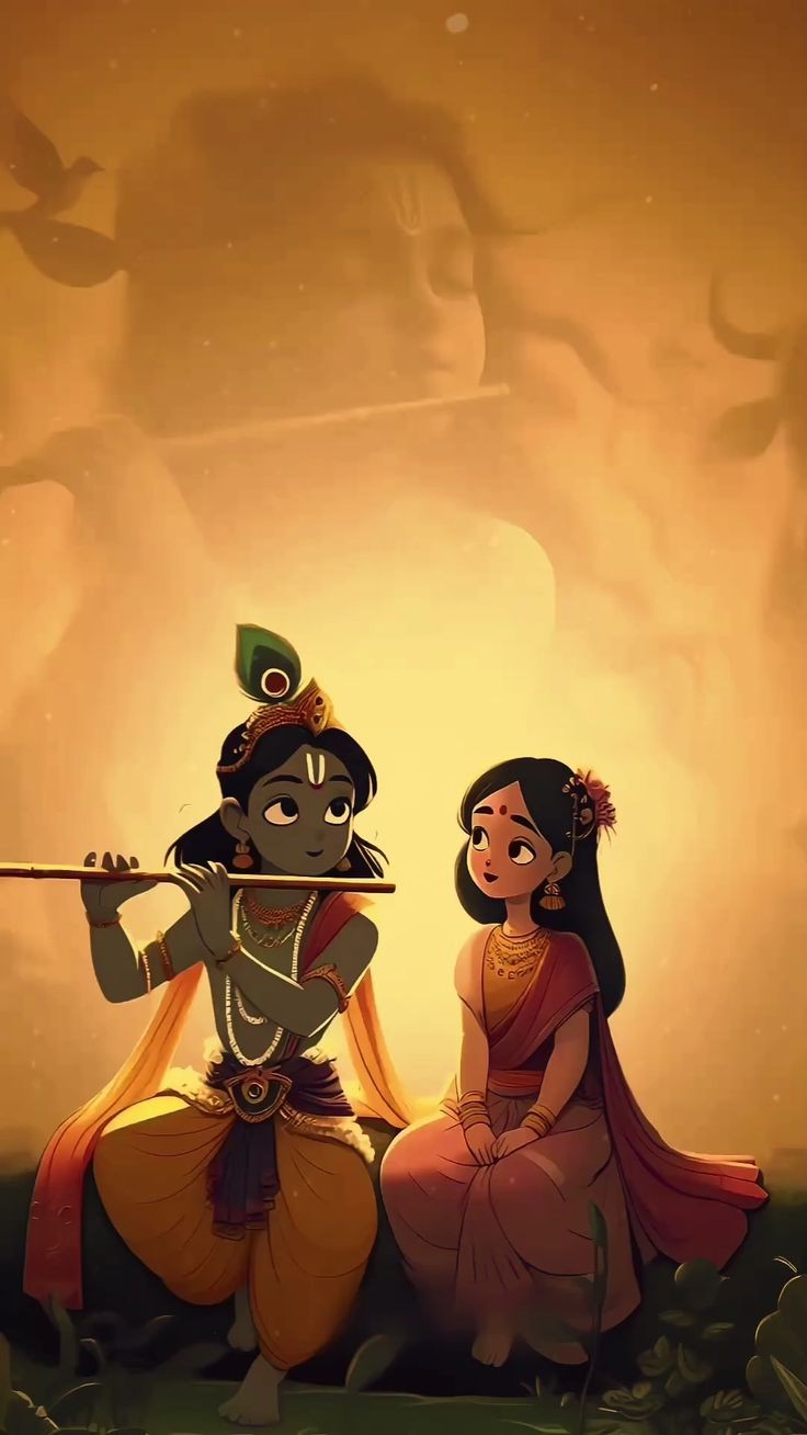 radha krishna wallpaper hd 4k ai generated