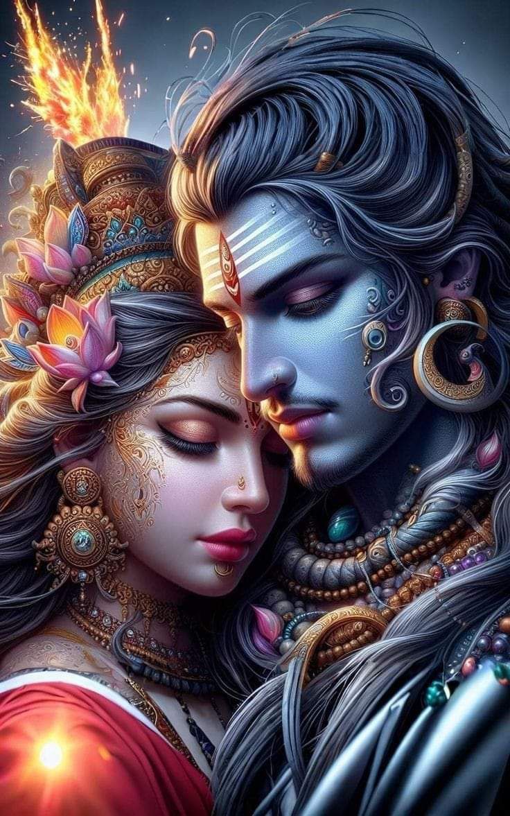 shiv parvati cute dp download