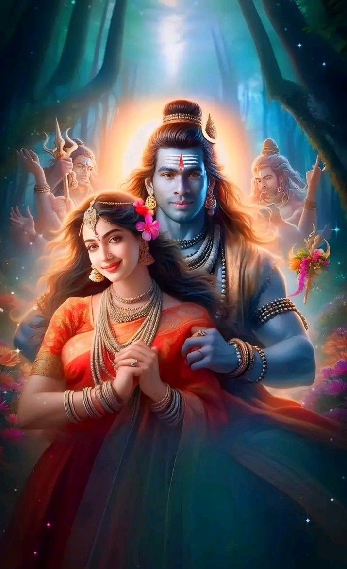 shiv parvati dp photo