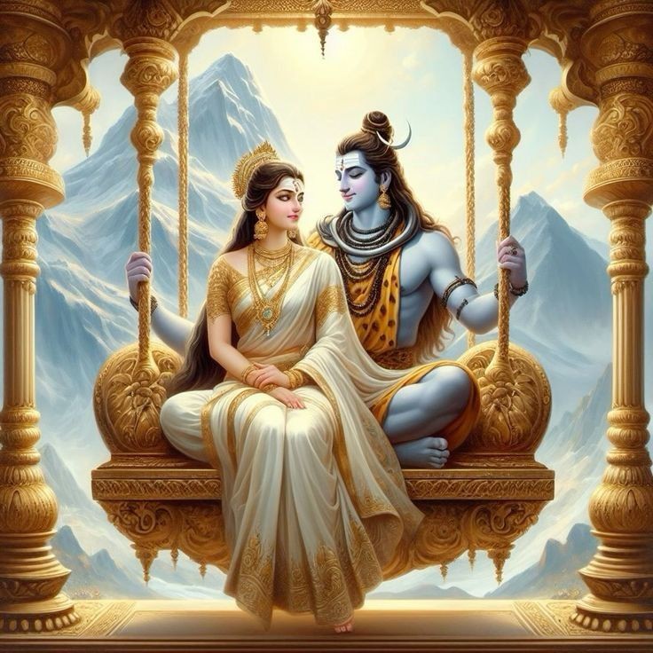 shiv parvati spiritual wallpaper