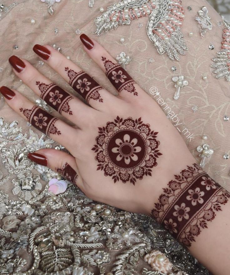 stylish back hand mehndi designs bridal simple and beautiful