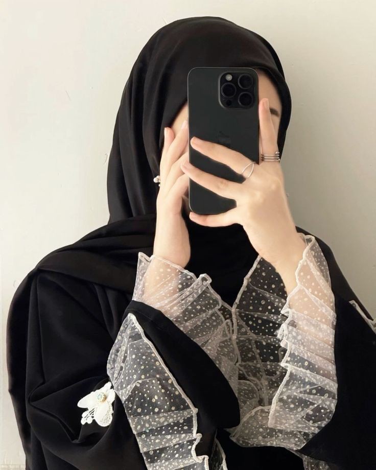 stylish hijab girl dp